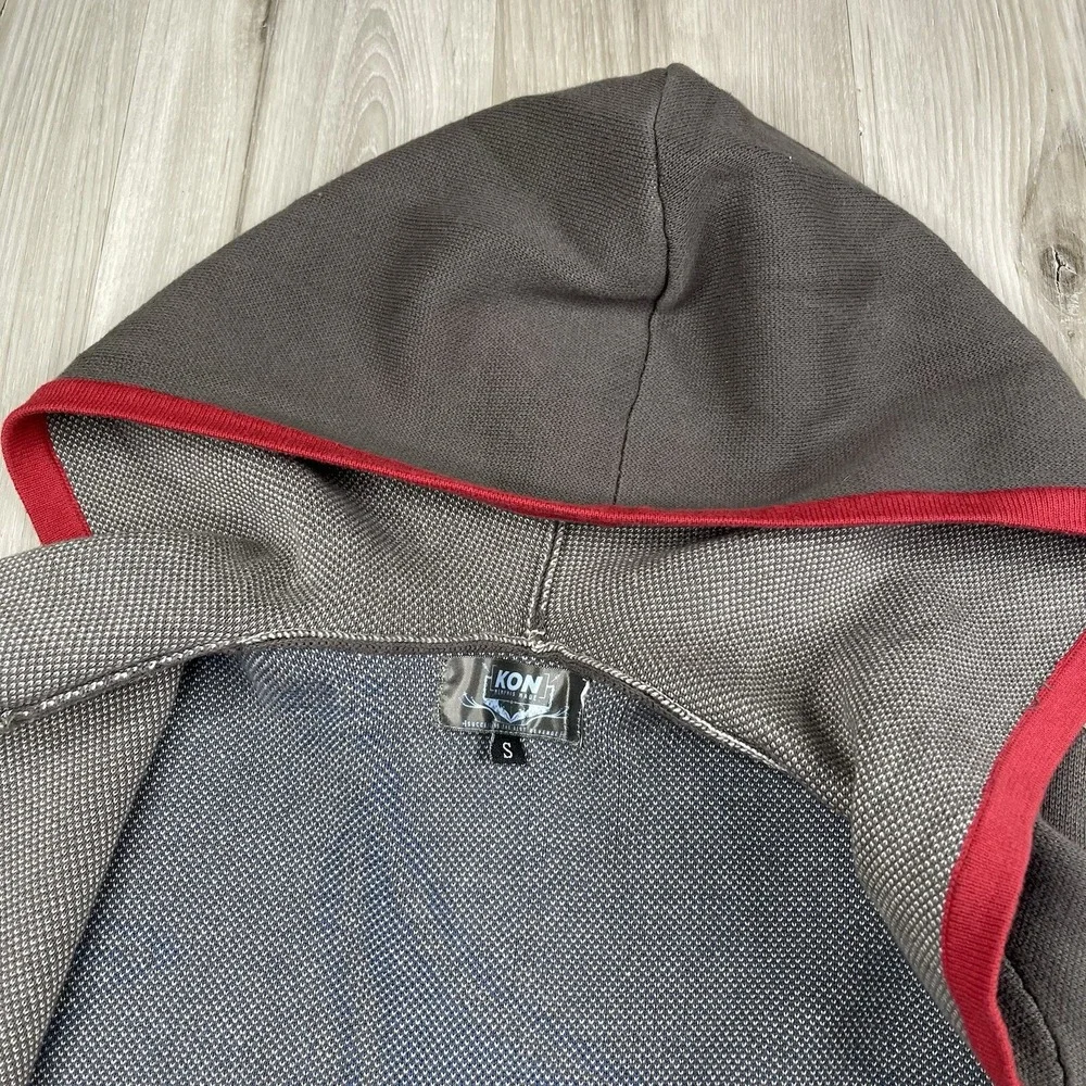 KON Memphis Made Full Zip Hoodie Sweatshirt Unisex Size S Small OS Graphic Print - Picture 12 of 14